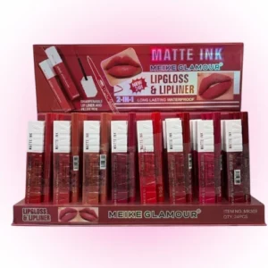 lip combo labial liquido + delineador matte 83091/mk309