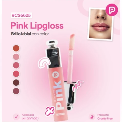 brillo labial lip gloss pink 21 88907/cs6625