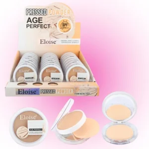polvo compacto con esponja y espejo eloise 460472/el1025