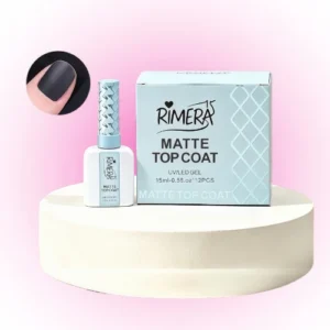 top coat matte esmalte semi rimera quince rq es19
