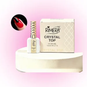 top coat crystal esmalte semi rimera quince rq es12