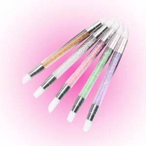 set x5 pinceles de silicona para decoracion de uÑas relieve 061735