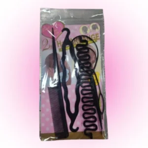 set de 5 pcs para realizar peinados 04034/11073/ht 1456