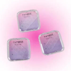 CAJITA CAJA VACIA PARA PRESS ON NAILS CON ADHESIVO NAEZ 12439/BC1243