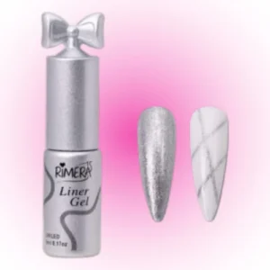 ESMALTE LINER PLATEADO SEMI NAIL ART SEMI 15ML RIMERA QUINCE 03033/RQ-ES03-3