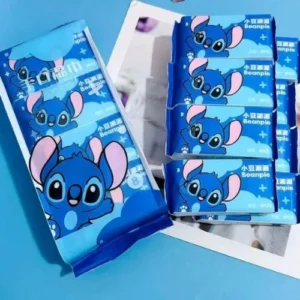 PACK X8 PAQUETES DE TOALLITAS HUMEDAS STITCH