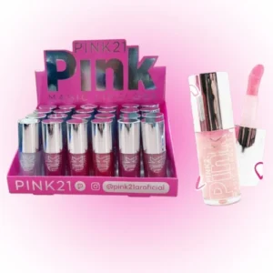 BRILLO LABIAL LIP GLOSS APLICADOR GRUESO PINK 21 87252/CS5842