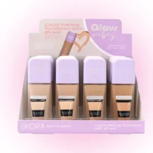 BASE DE MAQUILLAJE ENVASE DE VIDRIO SKORA 95695