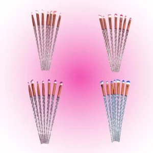 PACK X7 BROCHAS DE MAQUILLAJE PALO GLITTER ELOISE 240023
