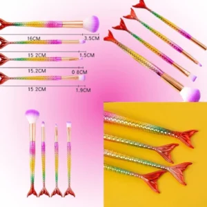 PACK X4 BROCHAS DE MAQUILLAJE COLA SIRENA ELOISE 161535