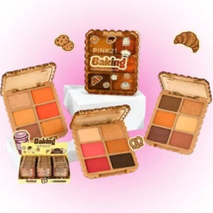 PALETA DE SOMBRAS MATTE + SATINADAS 6 COLORES PINK 21 02054/CS6845