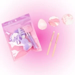 SET DE ESPONJAS + BROCHAS DE MAQUILLAJE NAEZ 23034/BC2303