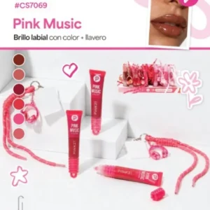 BRILLO LABIAL CON COLOR + LLAVERO PINK 21 501019/CS7069