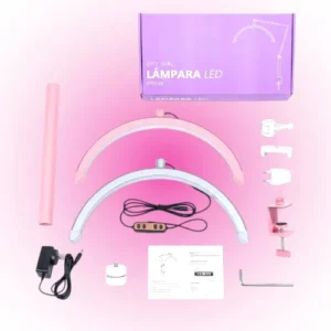 LAMPARA LED MEDIA LUNA CON PIE SOPORTE CITY GIRL 60645/ FTD-78