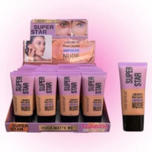BASE LIQUIDA DE MAQUILLAJE SUPER STAR HUDA MATTE ME NUDE