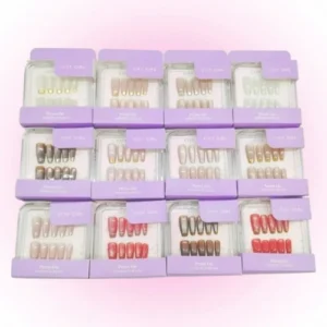 UÑAS POSTIZAS COFFIN OJO DE GATO CITY GIRL 20328/GO-25029
