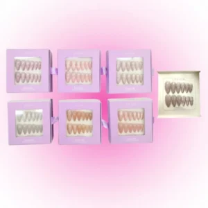 UÑAS POSTIZAS PRESS ON ALMENDRA OJO DE GATO CITY GIRL GO-25016